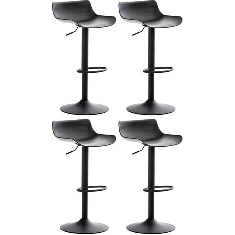4er Set Barhocker Aveiro schwarz