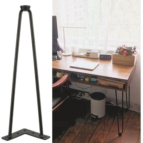 4er Set Haarnadelbeine 41 cm für Industriedesign Tisch