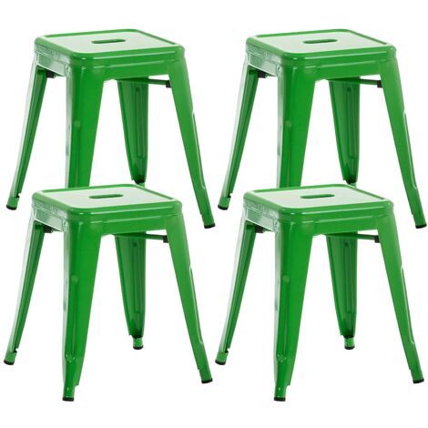 4er Set Hocker Armin grün