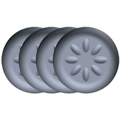 4er Set Klebewabenpads, SCOTCH, Ø 450 mm, grau SCOTCH