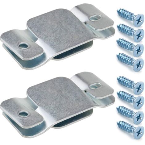 4er-Set Metallverbinder für Sofa, Liege, Sessel oder Chaiselongue