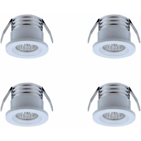 ALOVEZ 4er-Set Mini-LED-Einbaustrahler, 3 W, warmweißWeiß