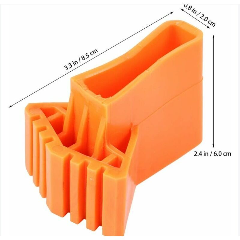 Image of Alovez - 4er Set rutschfeste Leiterunterlagen aus Gummi für Leitern