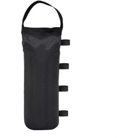 4er-Set Sandsäcke für Faltzelte – Sandsäcke für Sonnenschirme, Faltpavillons und andere Outdoor-Sonnenschutzvorrichtungen – schwarz