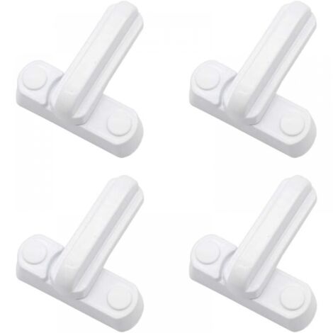 4er-Set Schlösser für Türen, Schränke und Fenster, Tür- und Fensterbeschläge, Karabiner für Diebstahlsicherungen [Nagelversion]