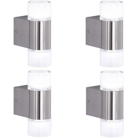 4er-Set Trio LED Wandleuchte RL181, Strahler Wandlampe, inkl. Leuchtmittel