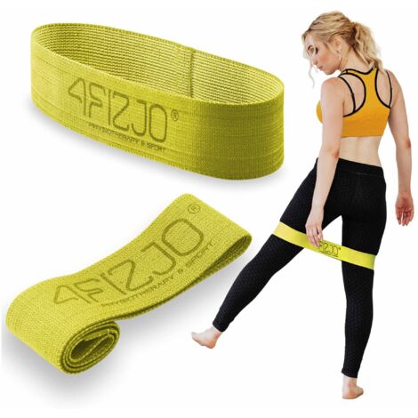 Mini Step Guug Pour La Maison Avec Bandes De Résistance - Jaune Pétant