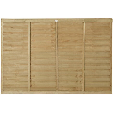 4ft High Forest Pressure Treated Lap Fence Panel