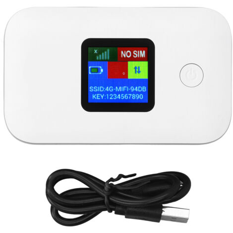 4G LTE WiFi Modem professionnel 300Mbps portable Voyage WiFi Hotspot pour téléphones mobiles ordinateurs portables tablettes prend en charge 10 appareils connexion Version asiatique