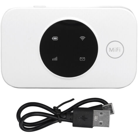 4G Portable WiFi Router 300Mbps Mobile WiFi Hotspot 3000MAh Batterie Jusqu'à 10 utilisateurs Routeur de voyage de poche pour le camping en plein air