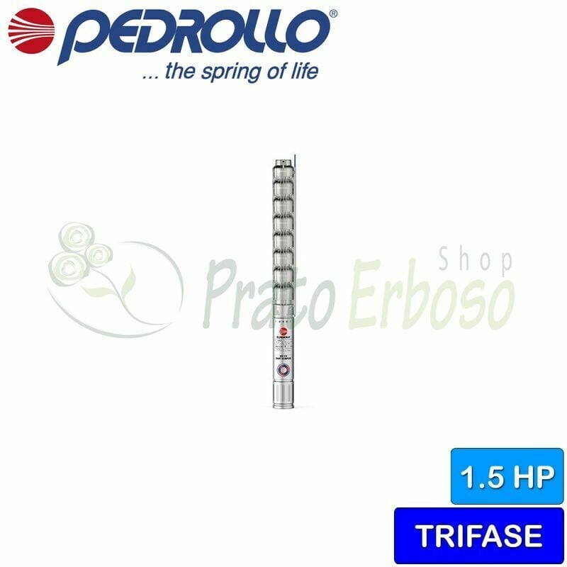 

Pedrollo - 4HR 14/6 - PD - Bomba eléctrica sumergible trifásica de 1.5 HP