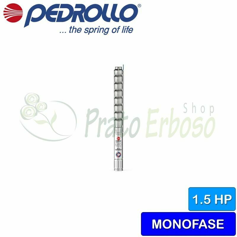 

Pedrollo - 4HR10m/7 - PD - Bomba sumergible monofásica, de 1.5 HP