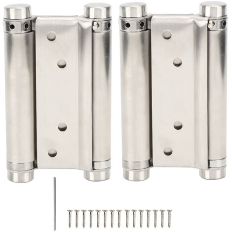 4in Stainless Steel Door Spring Hinge With Bearings Hardware Accessory for Swing Doors