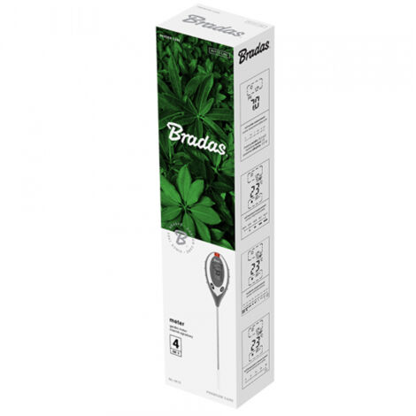 4in1 digitaler Bodenmessgerät mit LCD Display White Line
