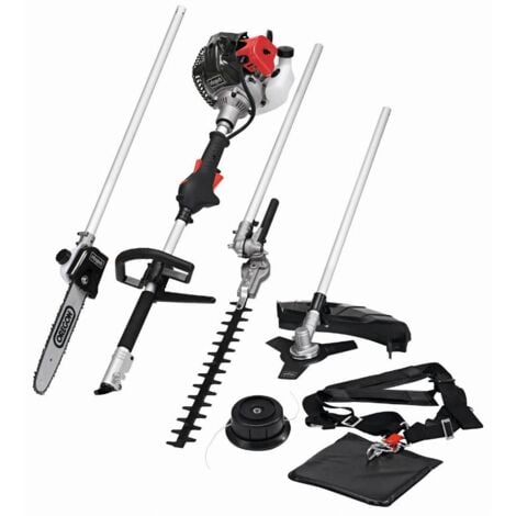 4in1 Multigartengerät MFH5200-4P scheppach - 1.8PS  1300 W 2-Takt-Motor  450 mm Schnittbreite