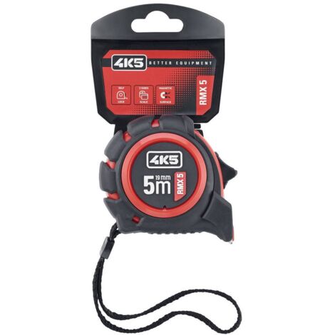 4K5 Tools RMX 5 RollMeter 5m 606.100-5 Metro a nastro 5 m