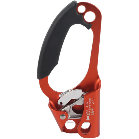 4KN Rechtshänder-Anstieg für Klettern und Bergsteigen – Oranger Klettergriff für Outdoor-Sportarten