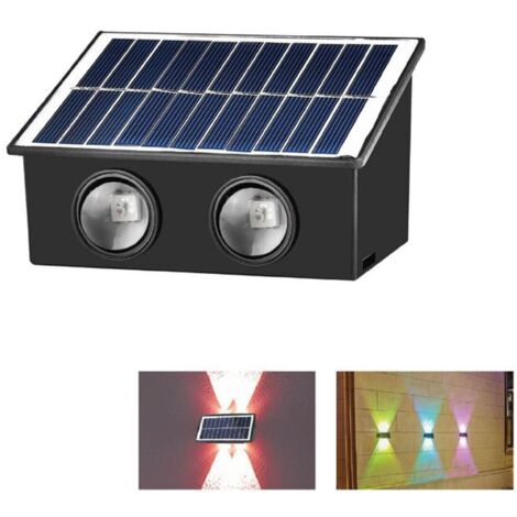 4LEDSOLARWANDLEUCHTEIP65RGBGARTENTE-B0573