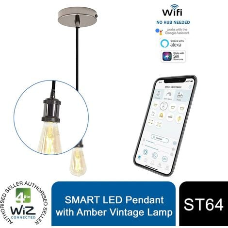 S 6 watt es led filament st64 bulb