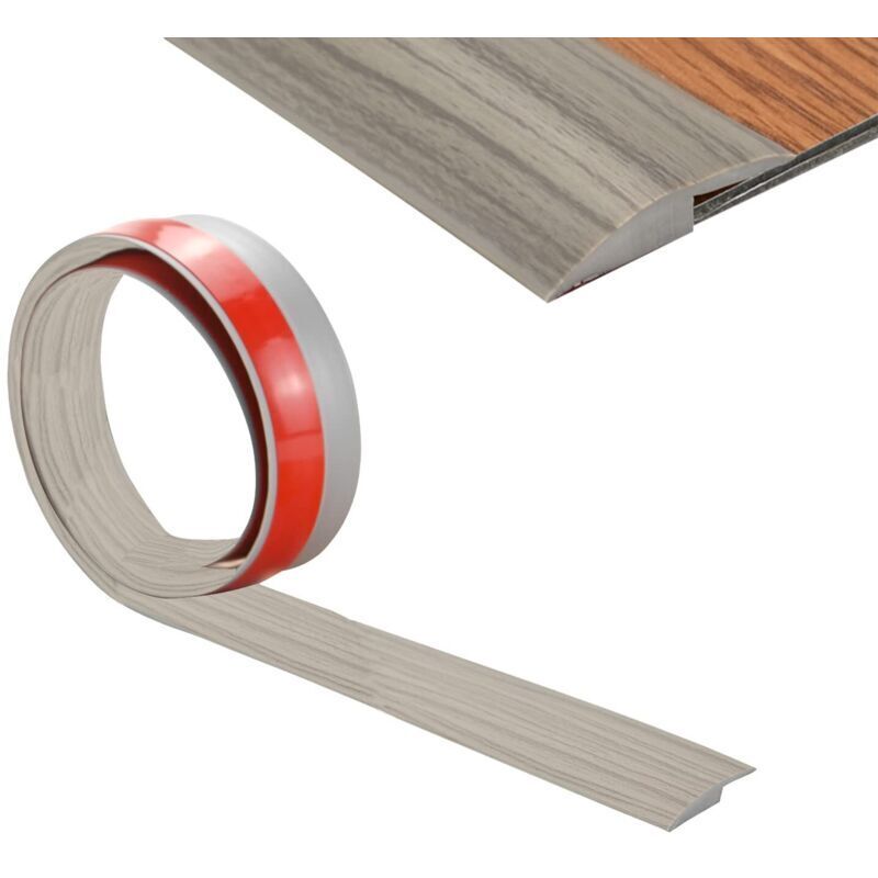 Barre de seuil adhésive 400 cm – PVC flexible étanche – Installation rapide sans endommager le sol – Profils de transition pour niveaux différents