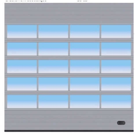 4M – Porte de garage sectionnelle 4000 x 4000 mm – Épaisseur panneaux 42 mm – Relevée de linteau 420 mm – Motorisable