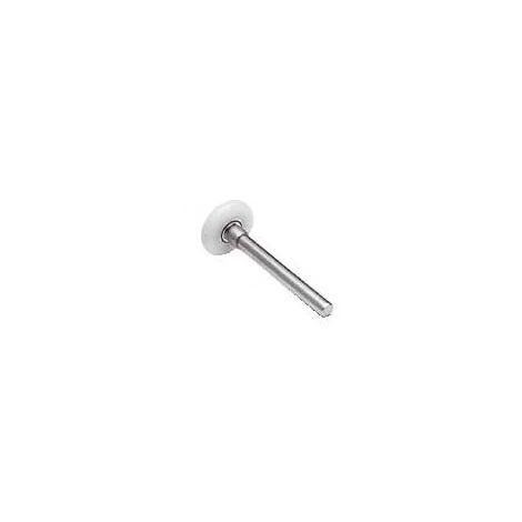 4M – Roulette nylon Ø 46mm – Axe Ø 11mm – Longueur 118mm – Pour charges lourdes et surfaces dures – Résistance accrue aux chocs