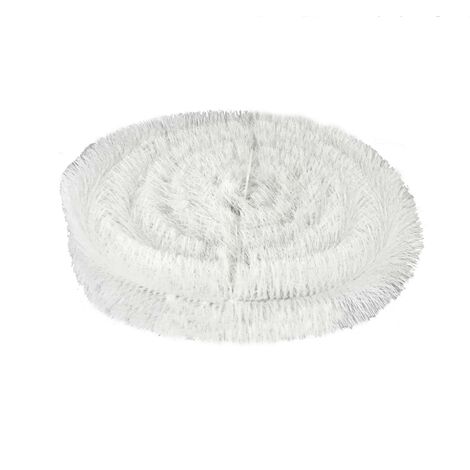 4m White Gutter Brush Leaf & Moss Guard