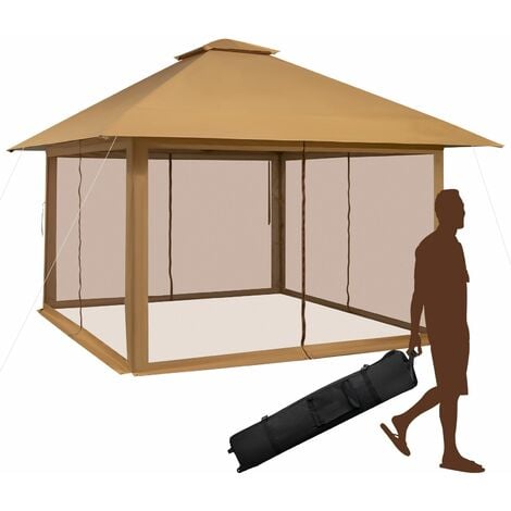 2x2m Pop Up Gazebo with 4 Heavyweight Side Panels