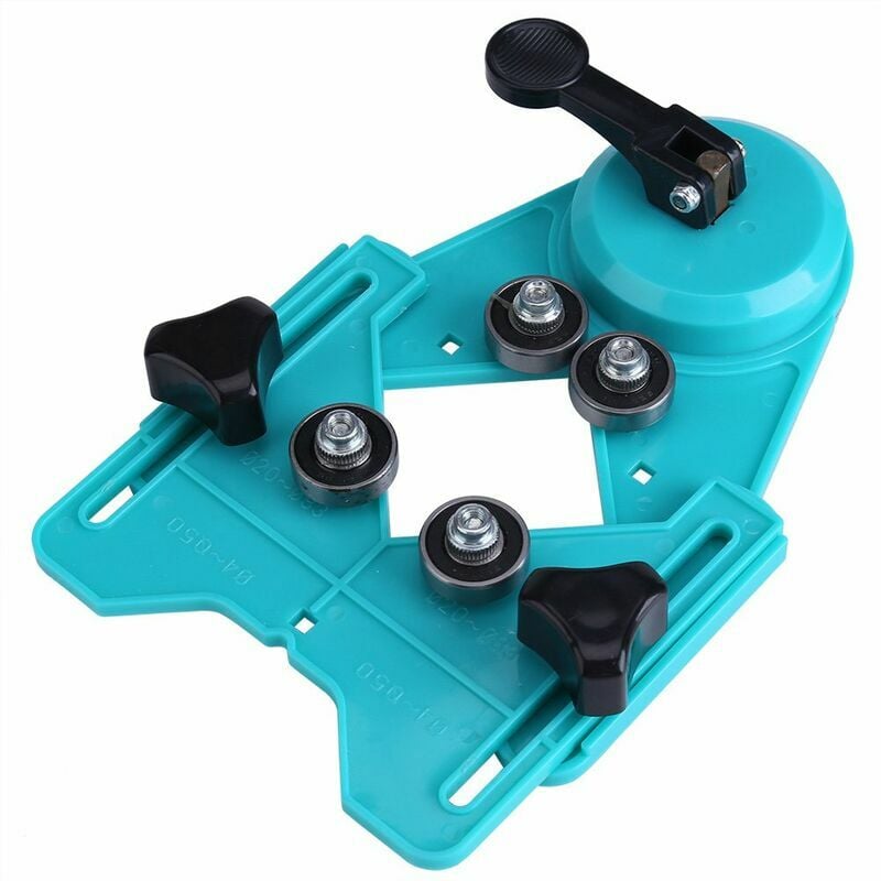 Lucky-88 - 4mm-80mm Foret ajustable Cceramic / verre / marbre Guide de scie Sucker Localisateur de base Outils électriques Localisateur de poinon