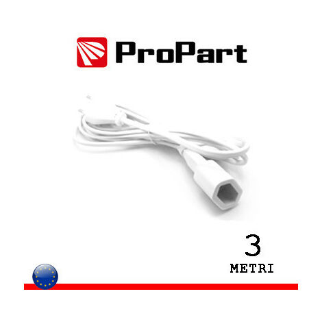4mm Stecker-Buchse-Verlängerung White 3m Pepb08s-3-w