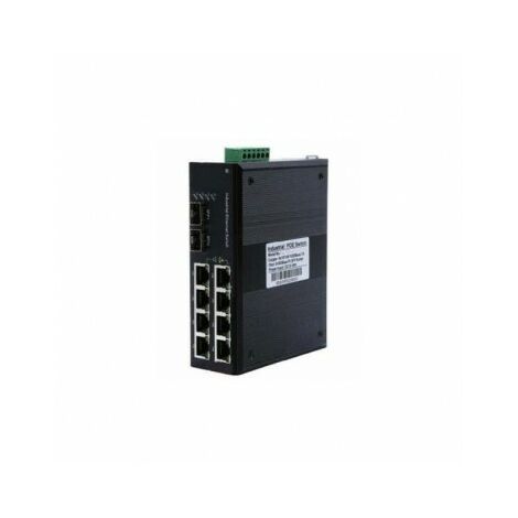 4NET Switch industriale 8 porte PoE + 2 SFP 1000base-FX
