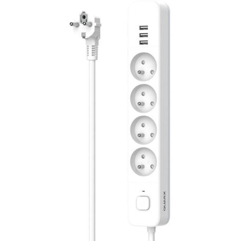 4P + 3 USBA-Steckdosenleiste - 3G1-Kabel - 5 mm2 - 1,5 Meter Quarx