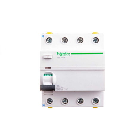4P 40A 0,3A Differenzialschutzschalter Typ AC iID A9Z14440