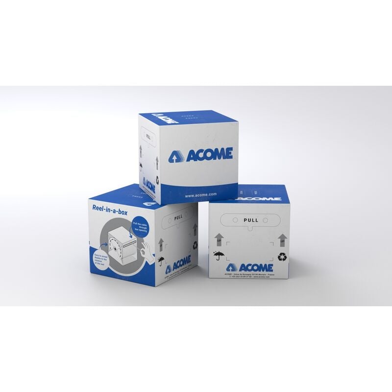 Acome - cable réseau - catégorie 6a - utp - lsoh-fr - 4 paires - couronne de 300 mètres - ivoire - dca r7291ab300