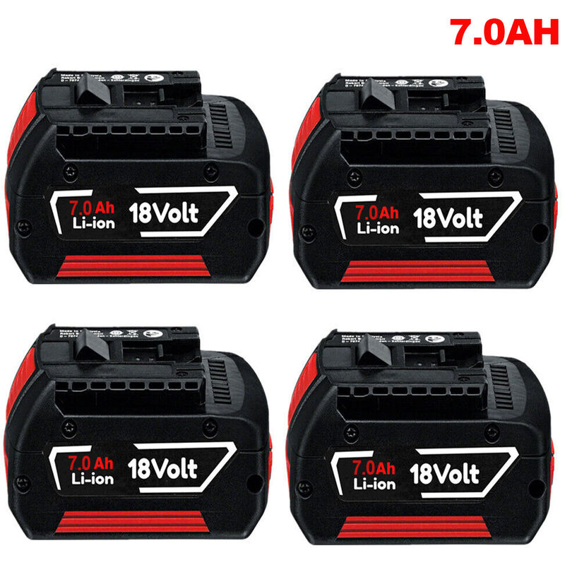 Pdstation - 4pack de batteries 7Ah pour Bosch 18V Professional gba gsr gsb BAT618 BAT609 BAT620