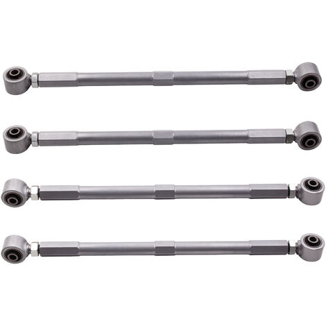 4pc Rear Lower Upper Camber Arm For Mini R50 R52 R53 R55 R56 R57 R58 Verstellbar4PCS EINSTELLBARE HINTEN UNTEN OBEN STURZLENKER +/- 3 FR MINI COOPER 2002–2013