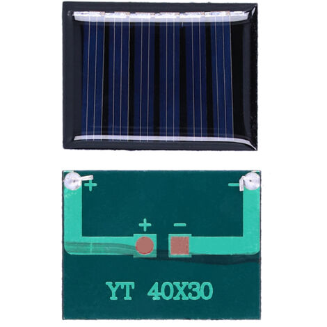 4Pcs 0.15W 3V Solar Panel Polysilicon DIY Solar Charging Module Accessory 40x30mm