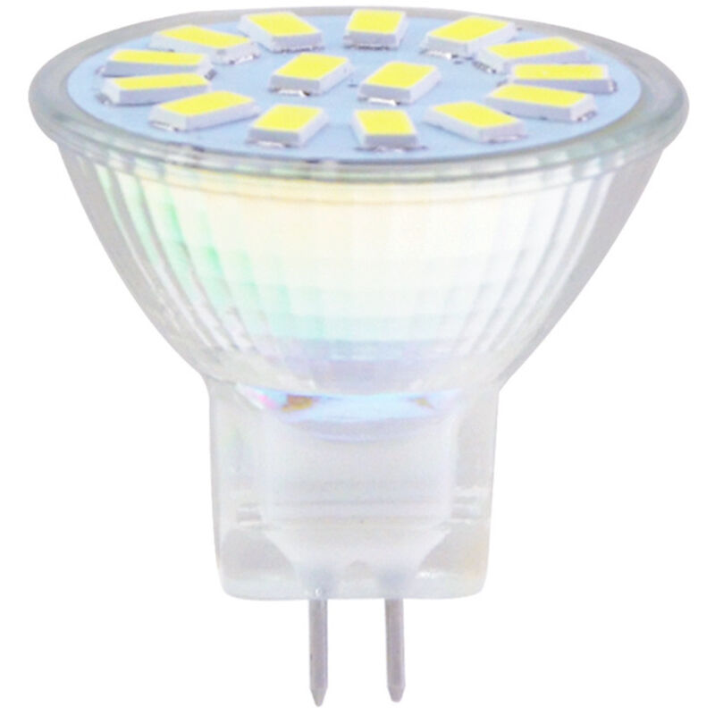 4pcs 12v lumière led tasse basse tension broche projecteur led lumière tasse 12v remplacement lumière halogène blanc 2WW