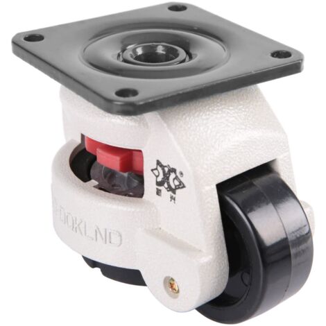 4pcs 2" Roulette de nivellement rétractable Machine industrielle Roulette pivotante Heavy Duty 551lbs Capacité