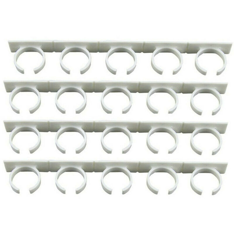 

4pcs 20 clips Tiras especia Pinza tarro de almacenamiento de soporte del gabinete de cocina Mohoo