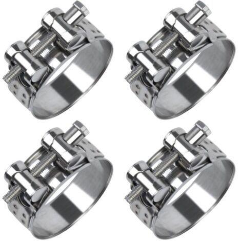 4Pcs 26-28mm Collier de Serrage Inox, 304 Métallique Collier Durite, Collier Serrage Réglable en Acier Inoxydable Convient pour Tuyau, Home Gaz, Tuyau D'eau, Câble