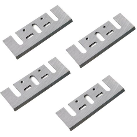 4PCS 3-1/4 Inch Tooling Lames de raboteuse Lame de Rechange pour Raboteuse électrique HSS Lame de Rabot pour Hitachi Ryobi Makita 1900B