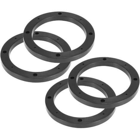 4pcs 5 Pouce Voiture Noir Supérficiel Universel Haut-Parleur Entretoise Plaque Plastique