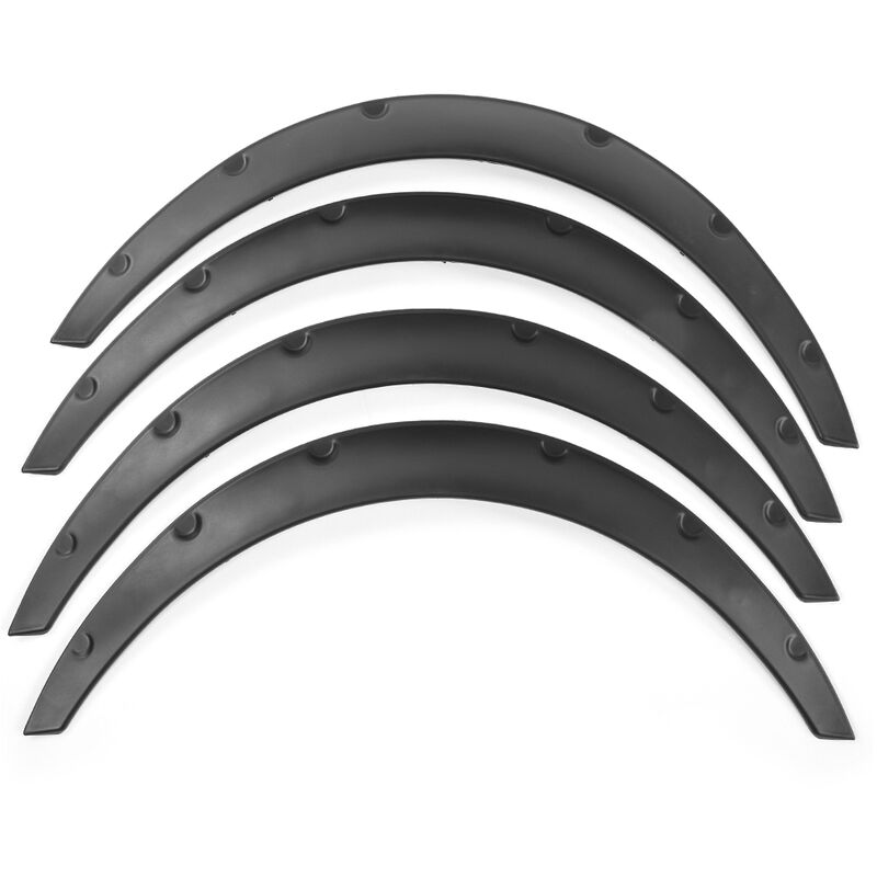 Jeffergarden 4pcs 80cm Universel Voiture Fender Flare Extra Large Passages de Roue Berline suv