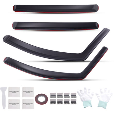 4Pcs Acrylic Wind Deflectors for Peugeot 2008 MK1 5-Door 2012-2019 Guards