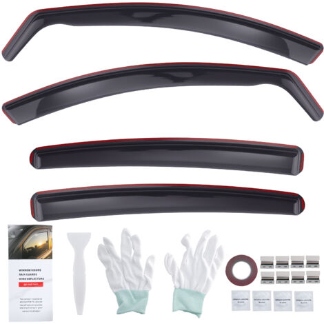 4Pcs Acrylic Wind Deflectors for Vauxhall Insignia MK1 Saloon 2009-17