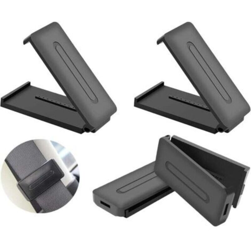 4PCS Ajusteur de Ceinture de Sécurité de Voiture, Pince Ceinture
