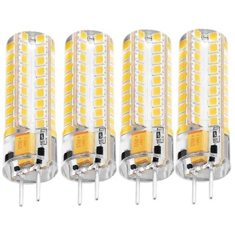 4pcs ampoules LED Gy6.35 ampoules LED Bulbes AC DC 12 V Bi Pin de remplacement halogène dimmable