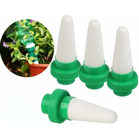 4Pcs Arrosage Plantes Automatique Irrigation Goutte à Goutte Dispositifs d'Arrosage des Plantes pour Jardin, Plante d'intérieur, Fleurs