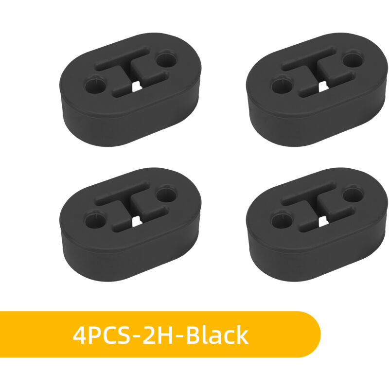 Image of 4PCS Auto Auspuff Aufhänger 2 Löcher Gummi Auspuff Montieren Silent Block für Die Meisten Autos